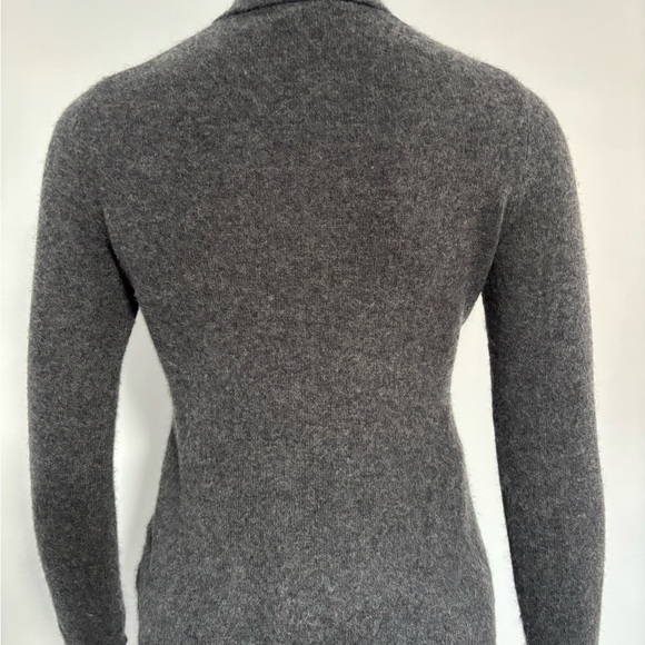 Charter Club Gray Turtleneck Sweater 100% cashmere - Picture 3 of 6